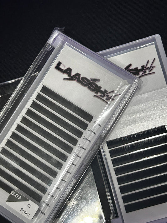 Volume lash trays